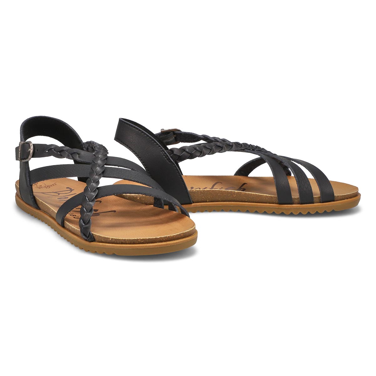 Blowfish Malibu Women's Maddi Sandal - Black | SoftMoc.com