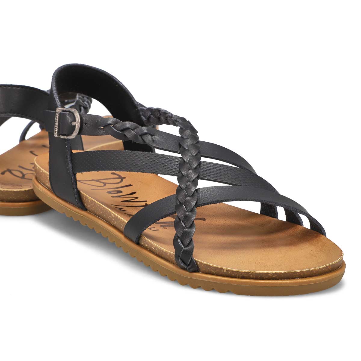 Blowfish Malibu Women's Maddi Sandal - Black | SoftMoc.com