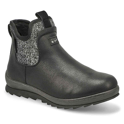 Lds Martee Waterproof Chelsea Winter Boot - Black