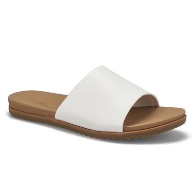 Lds Marti Slide Sandal - White