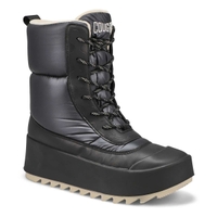 Women's Meridian Waterproof Platform Winter Boot - Black