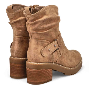 Women's  Nikki Block Heel Casual Boot - Fawn