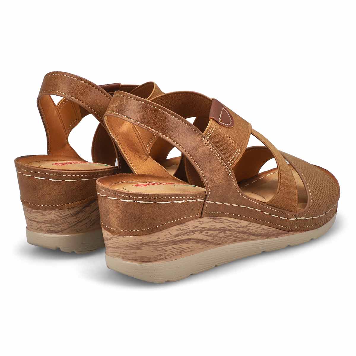 Women's Nina 91 Vegan Wedge Sandal - Brown