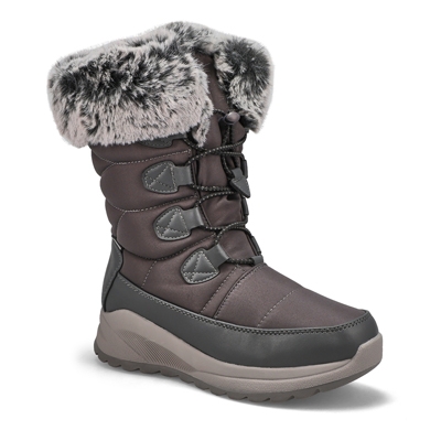 Lds Niobe Waterproof Winter Boot - Charcoal