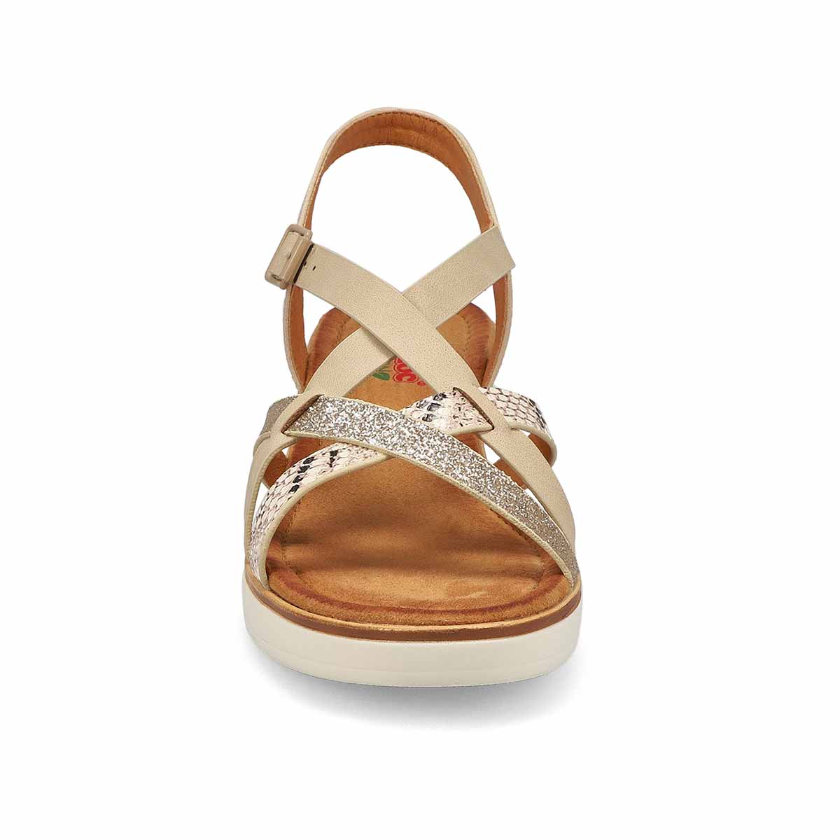 Women's s Nora 93 Vegan Wedge Sandal - White Multi