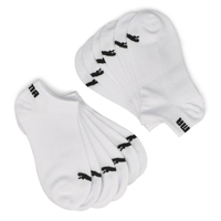 Women's Fashion No Show Sock 6 Pack - White/Black