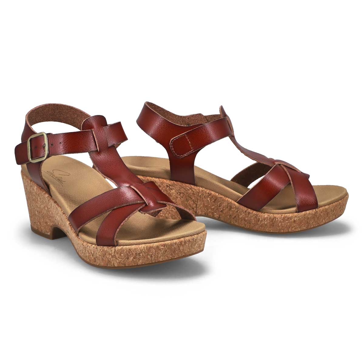 Women's Paola Wedge Sandal - Antique Chestnut