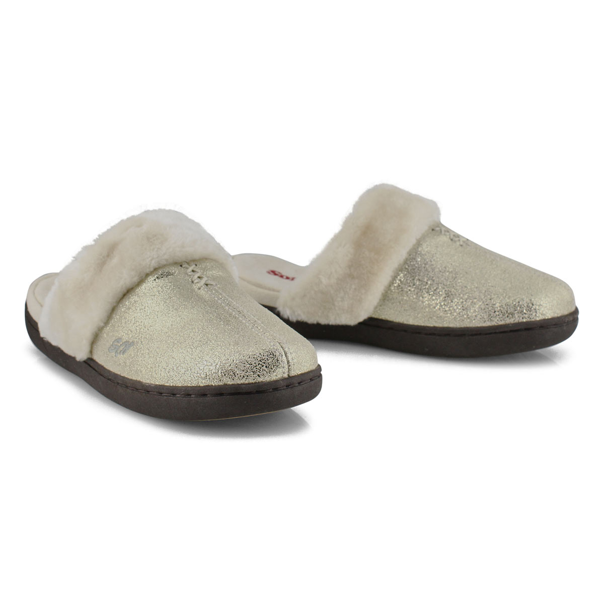 Women's Pauline Open Back Slipper - Gold