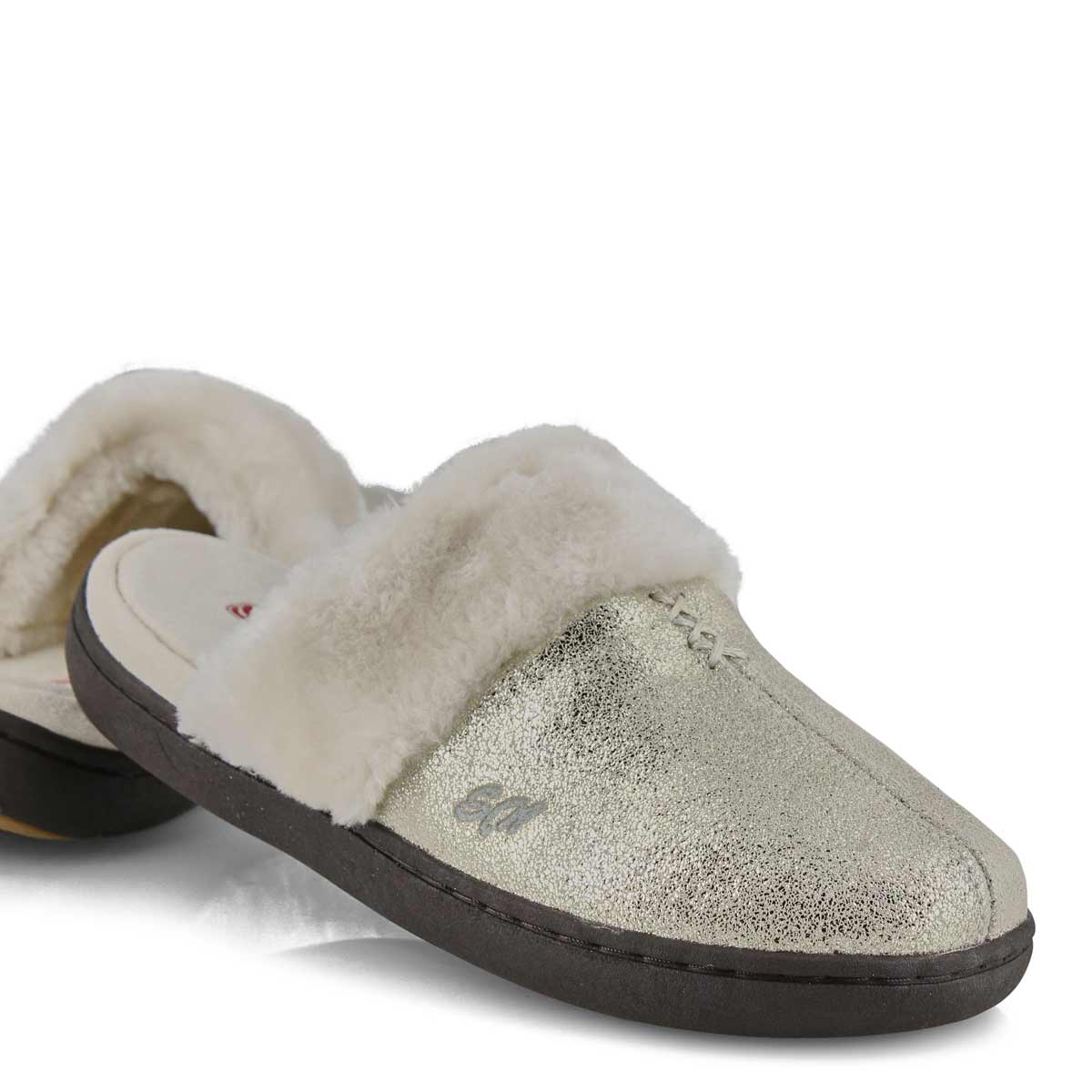 Women's Pauline Open Back Slipper - Gold