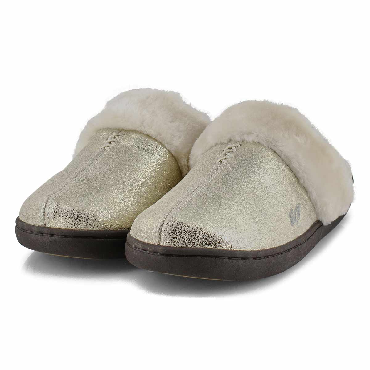 Women's Pauline Open Back Slipper - Gold