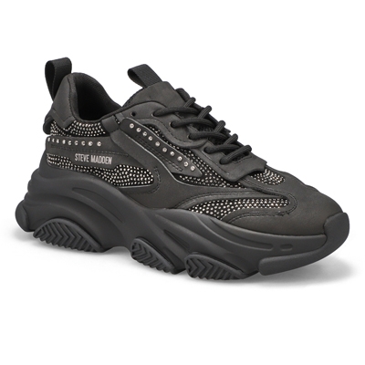 Lds Possession-R Lace Up Sneaker - Black