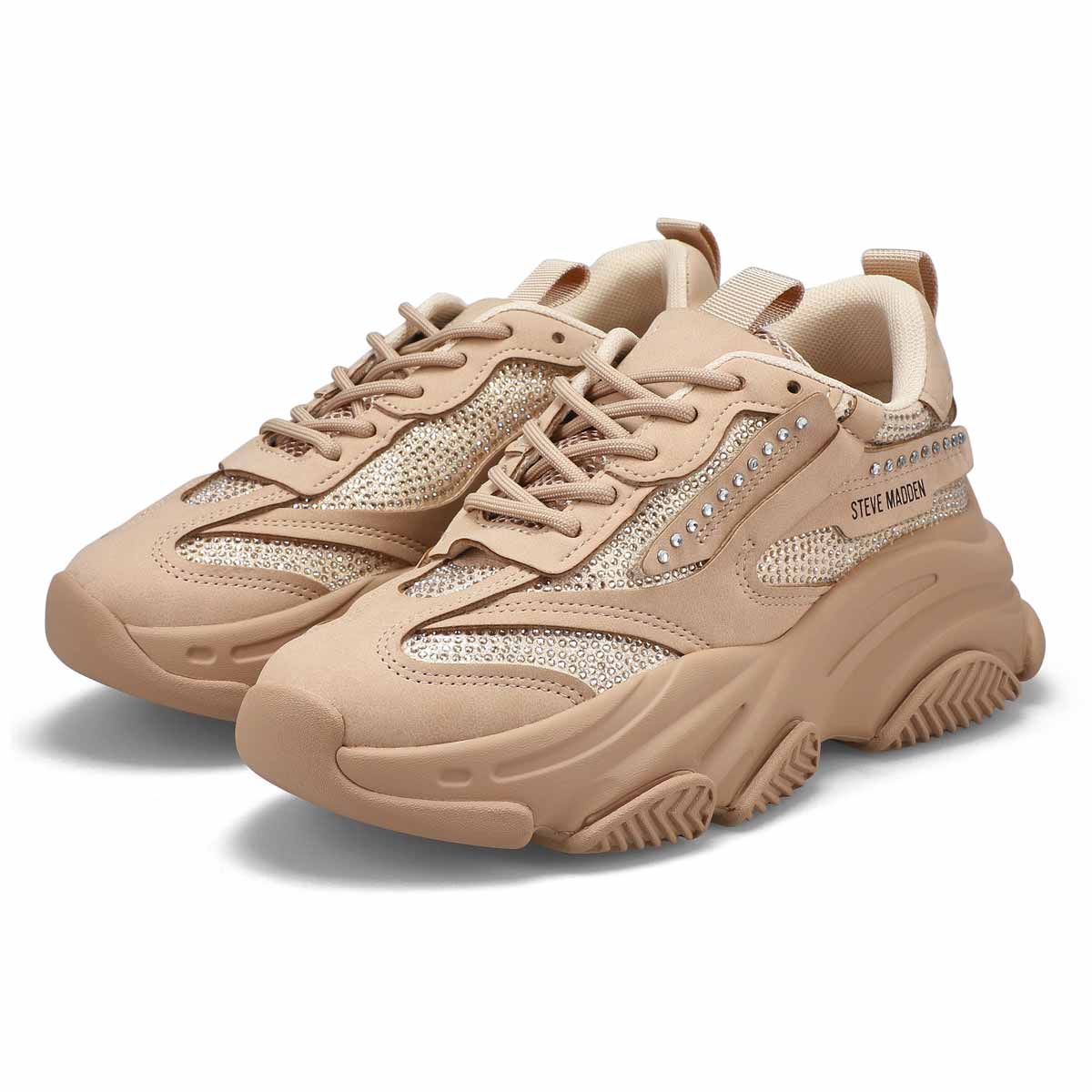 Women's Possession-R Lace Up Sneaker - Blush