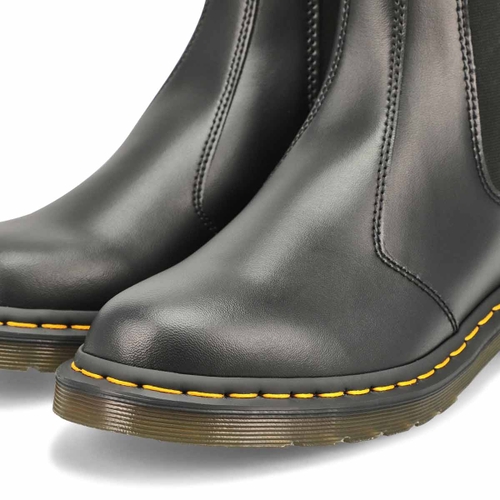 dr martens vegan 296 chunky chelsea boots in black