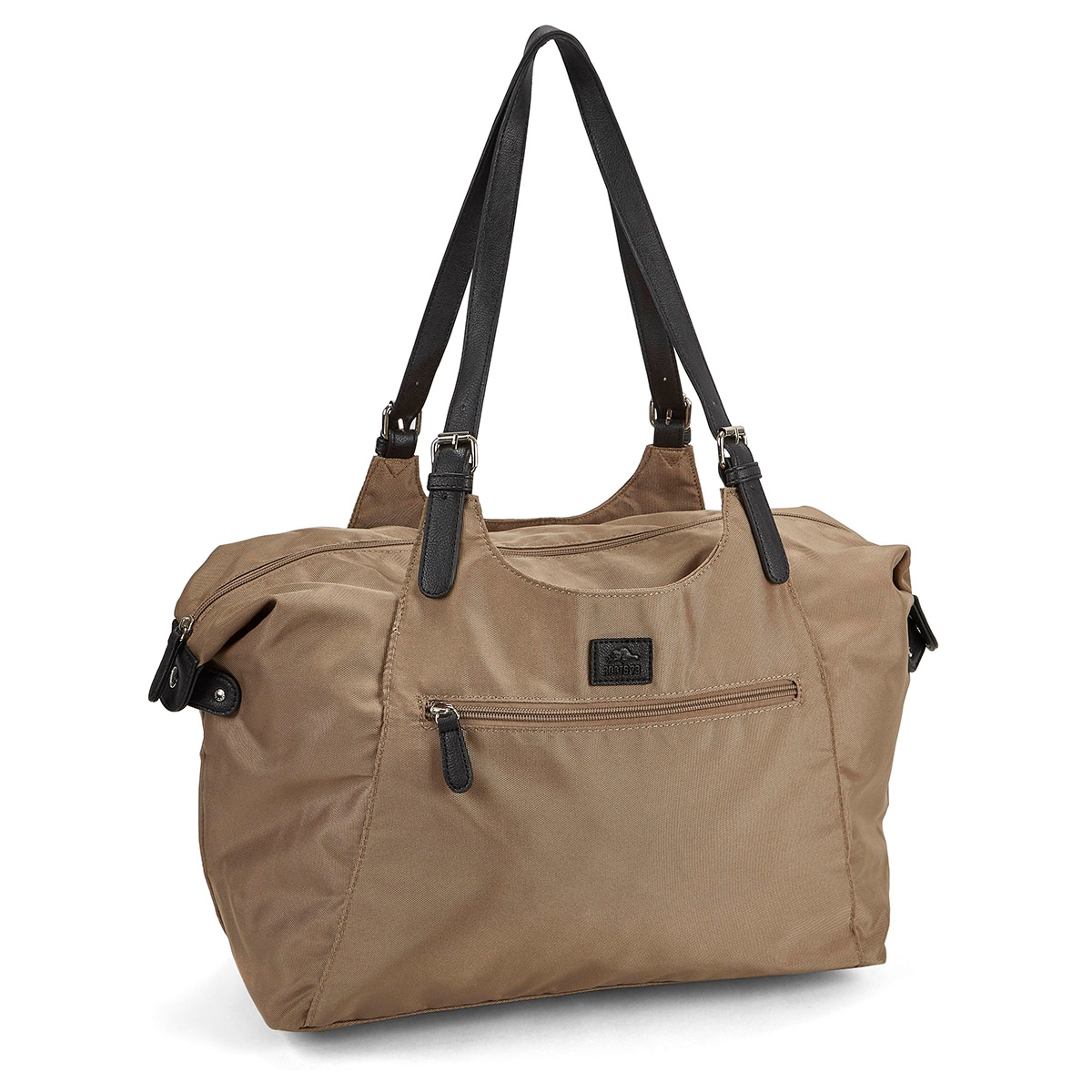 ROOTS Genuine Black Leather Canvas Backpack Bag Boehringer Ingelheim -  Brand New | eBay