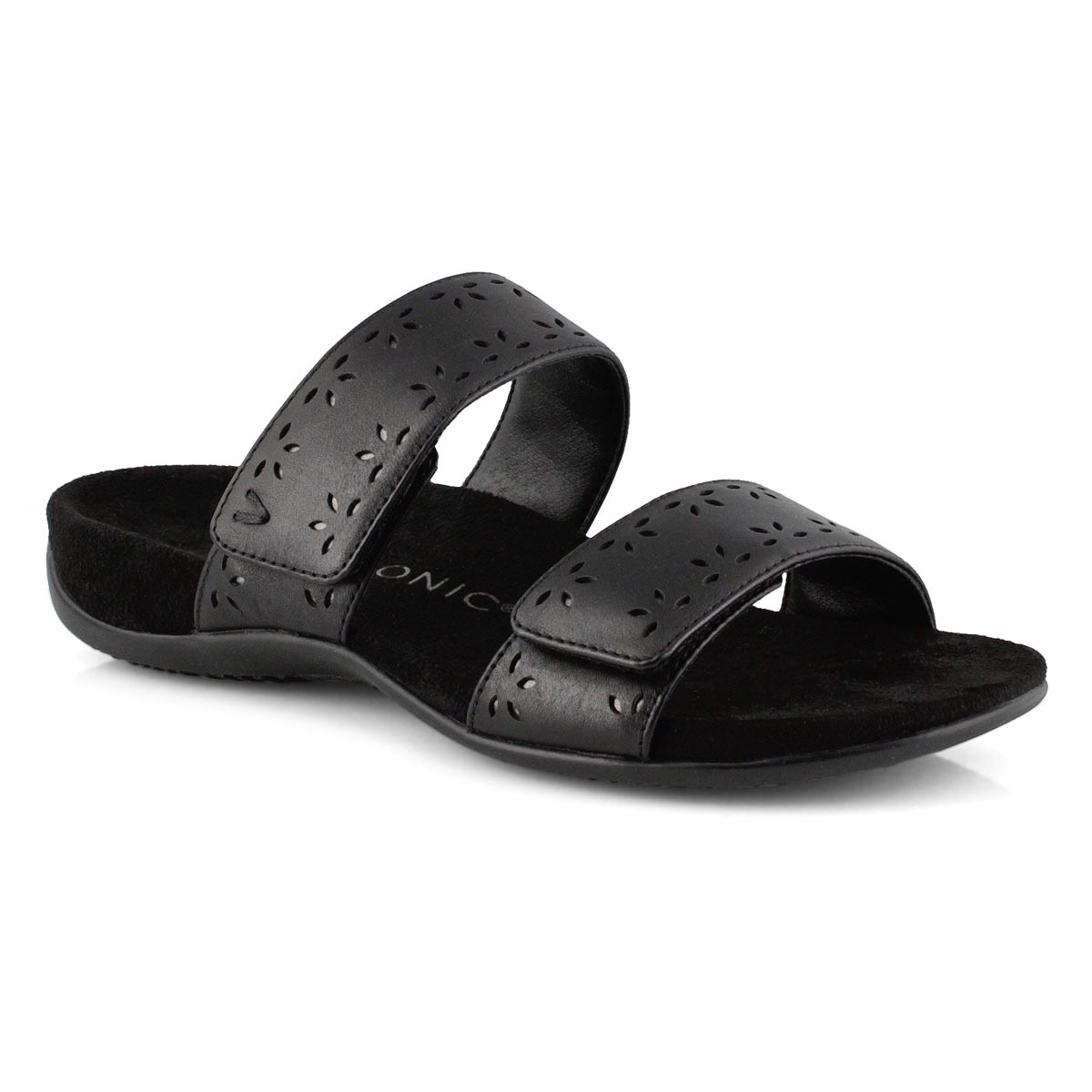 Vionic Women S Randi Slide Sandal Black Softmoc Com