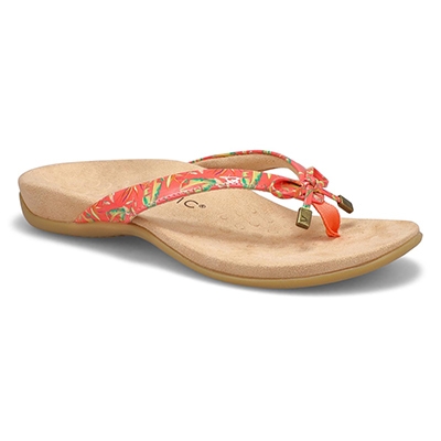 Lds Rest Bella II Thong Sandal - Papaya