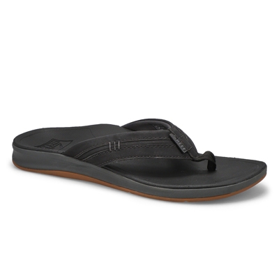 Mns Ortho-Bounce Coast Thong Sandal - Black