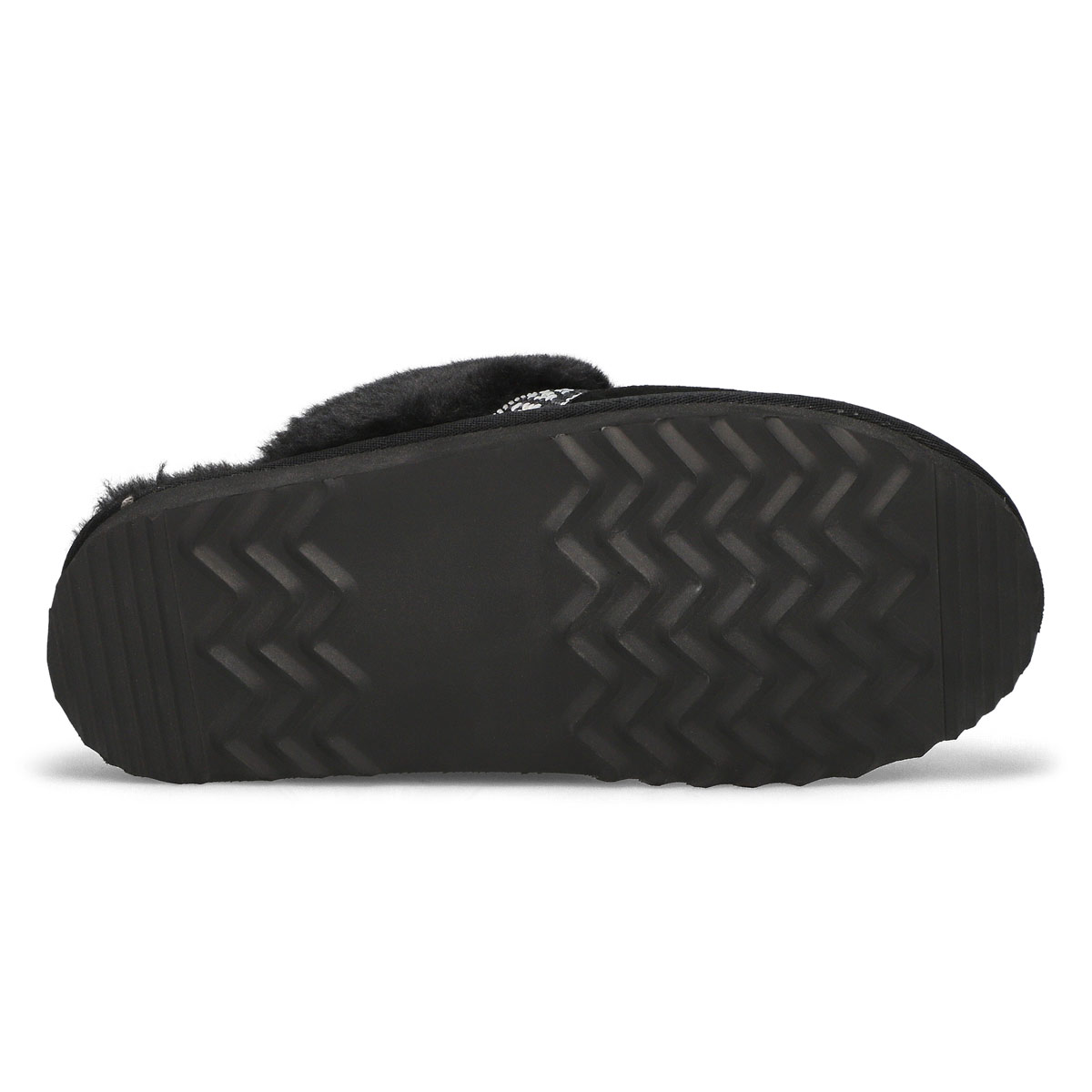 Women's  Runabout Open Back Suede Slipper - Black