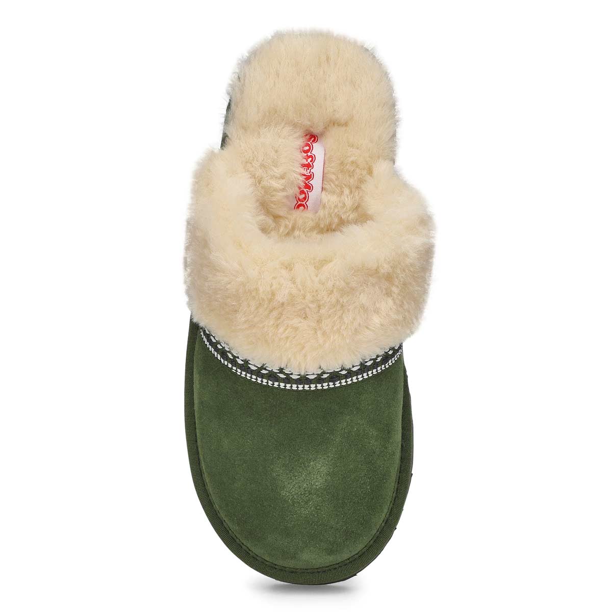 Women's Runabout Open Back Suede Slipper - Green