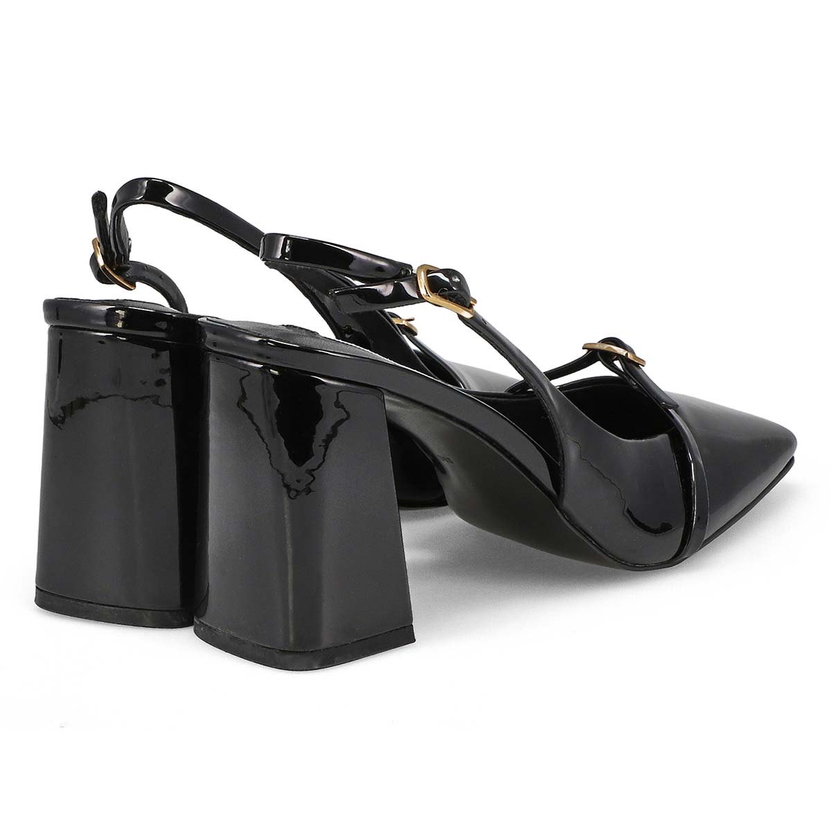 Women's Ryanne Slingback Dress Heel - Black Patent