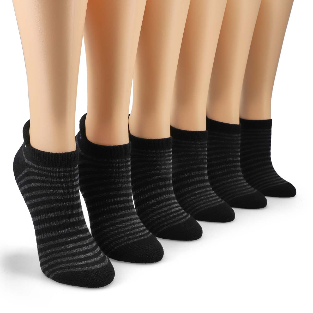 Women's Low Cut Half Terry Sock 6 Pack - Multi