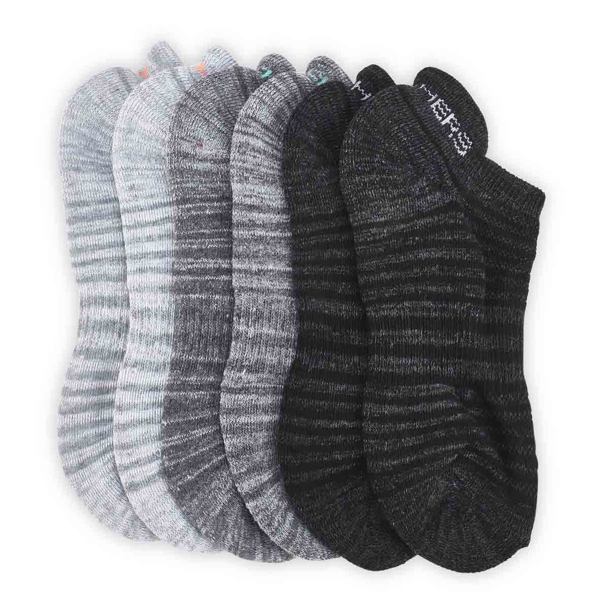 Women's Low Cut Half Terry Sock 6 Pack - Multi