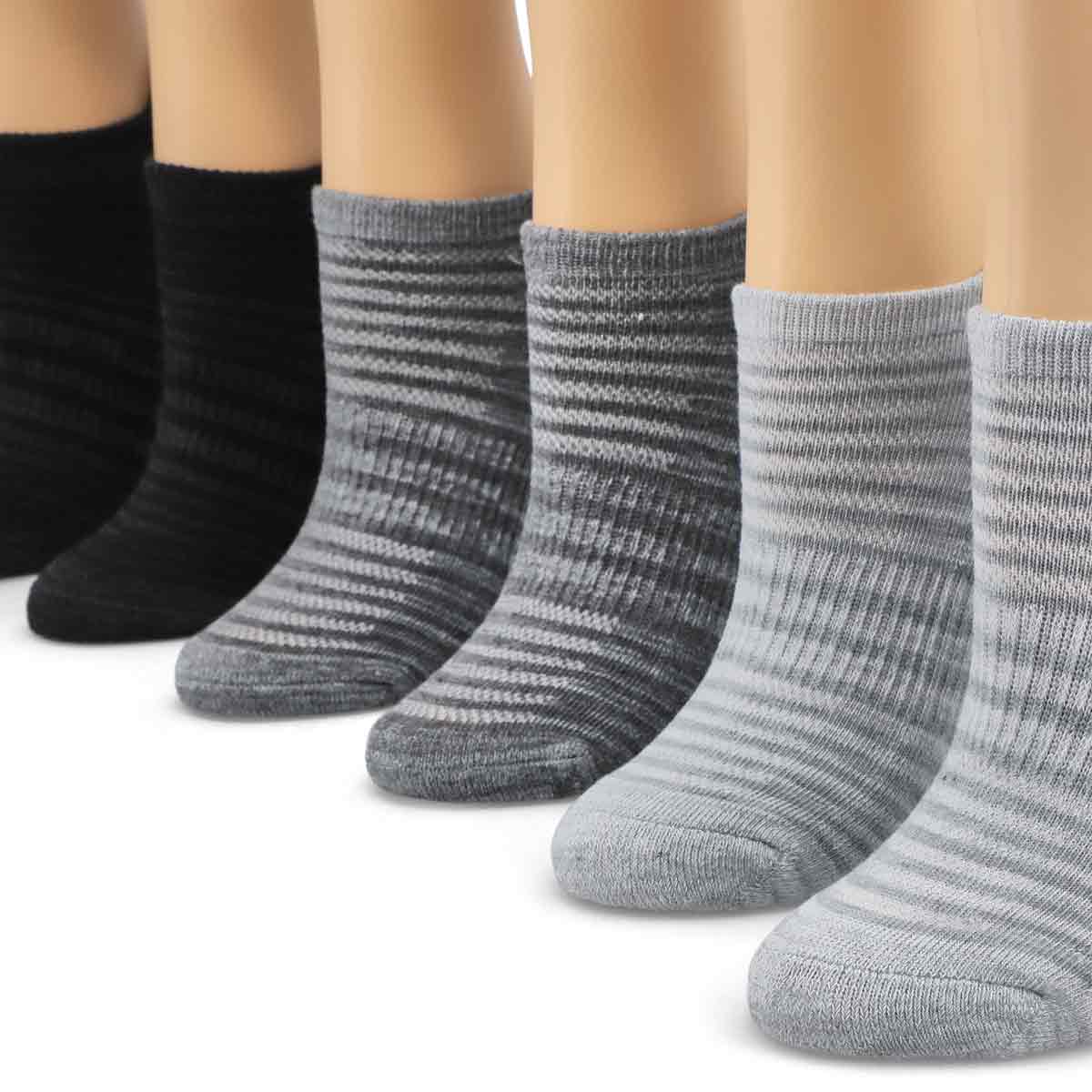 Women's Low Cut Half Terry Sock 6 Pack - Multi