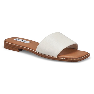 Lds Sabrina Slide Sandal - White