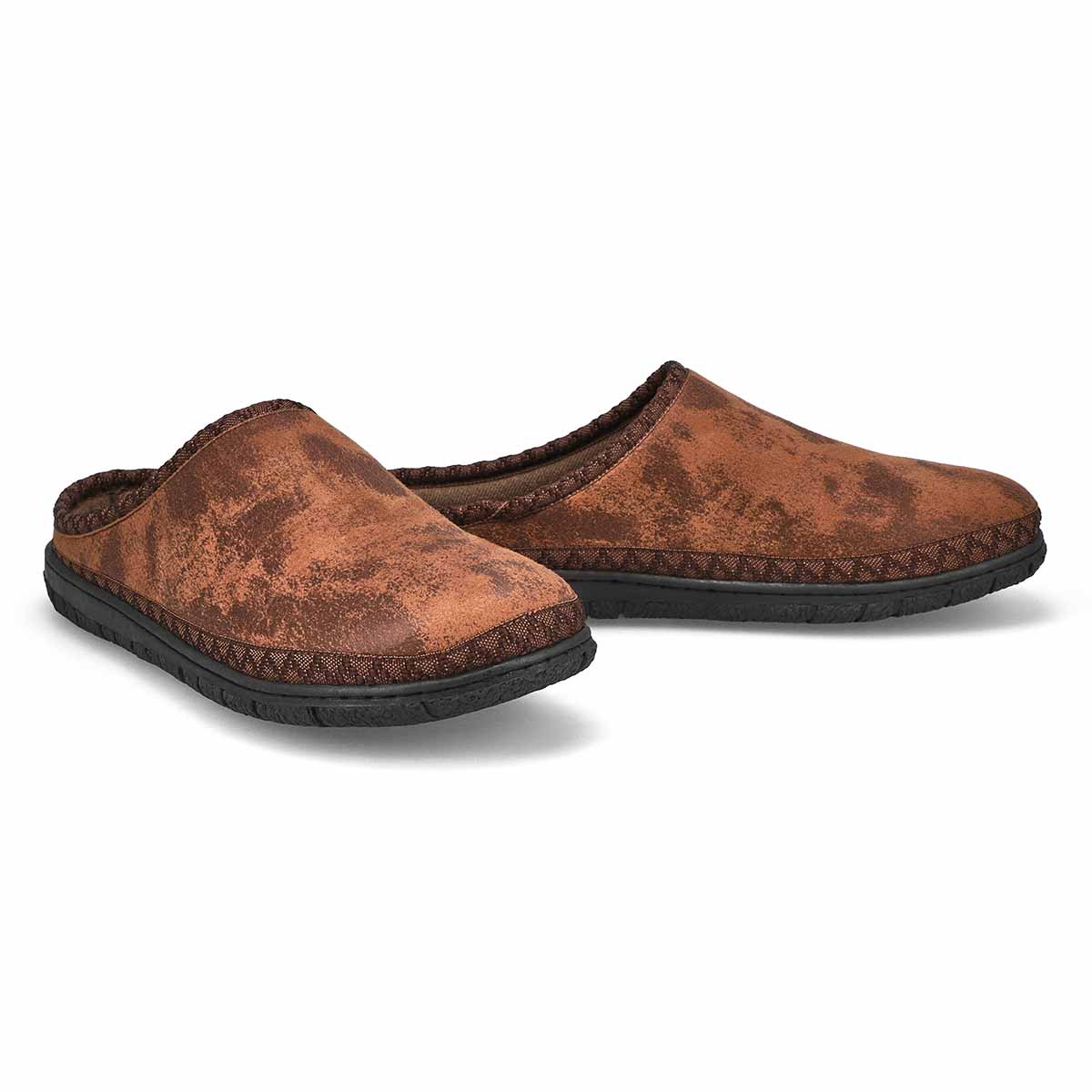 Mens Saturn 2 Memory Foam Slipper - Brown