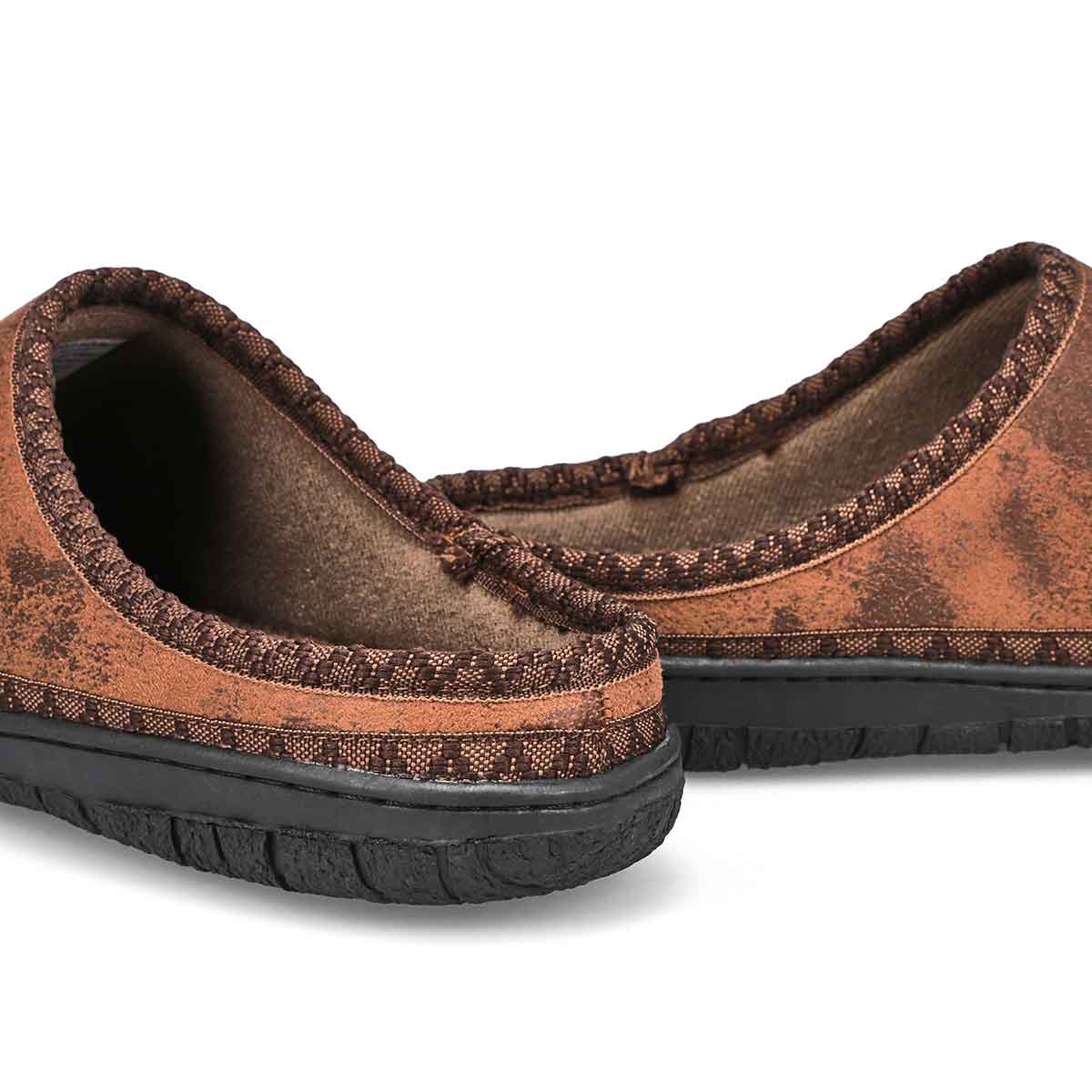 Mens Saturn 2 Memory Foam Slipper - Brown