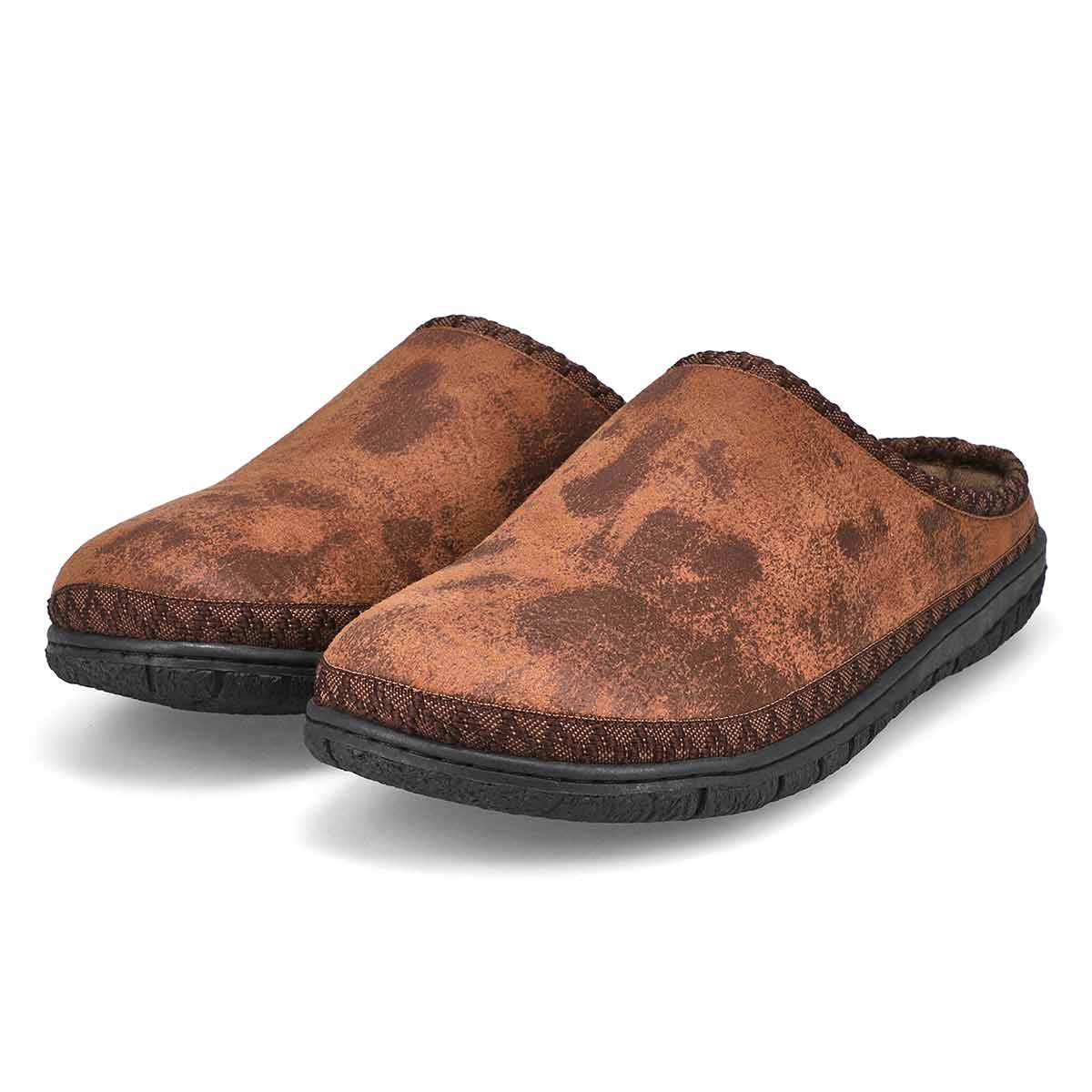 Mens Saturn 2 Memory Foam Slipper - Brown