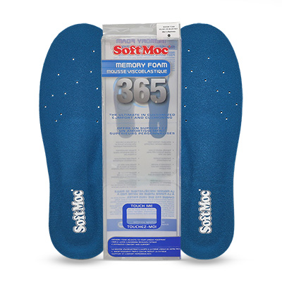 Mns Antifatigue Memory Foam Insole - Blue