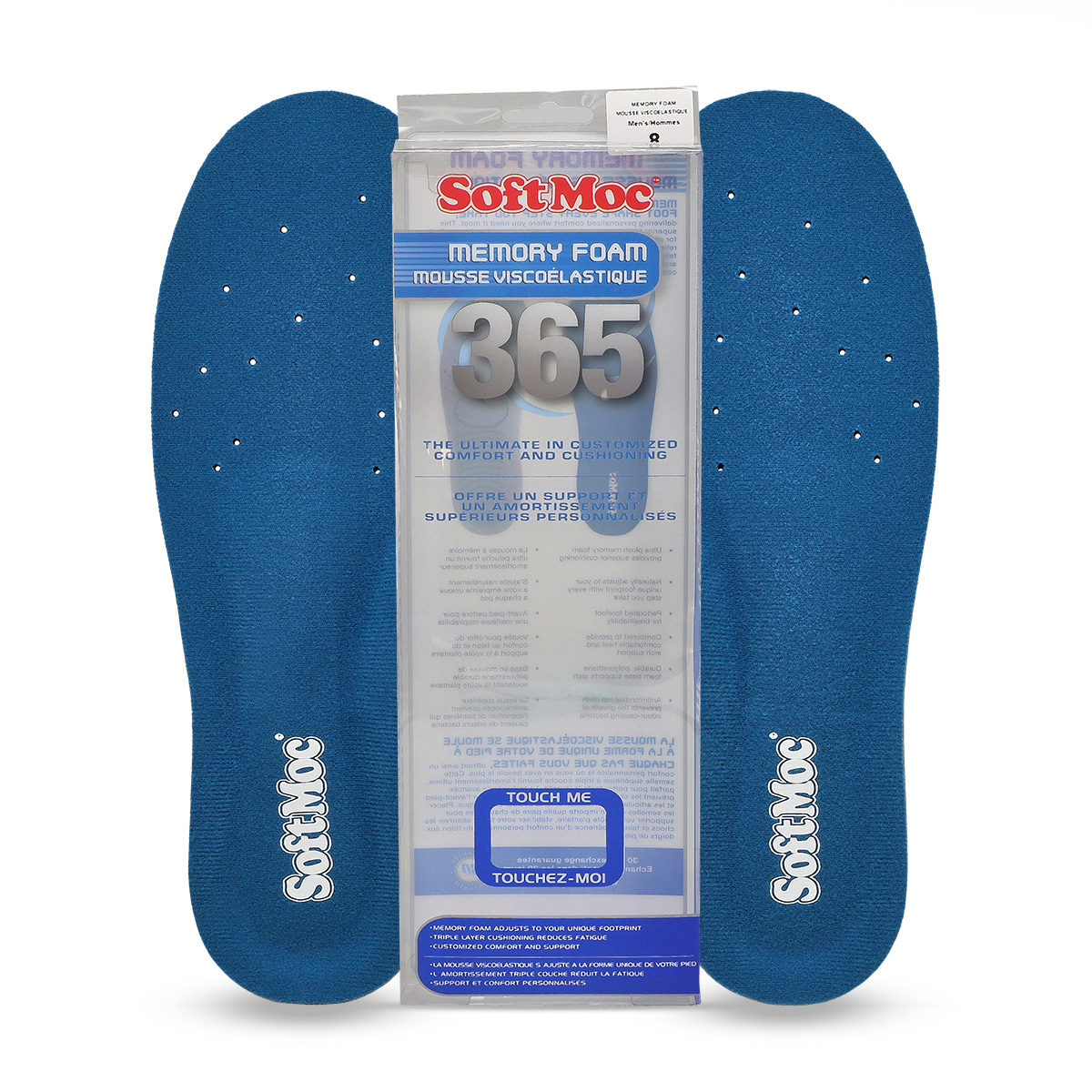 Men's Antifatigue Memory Foam Insole - Blue