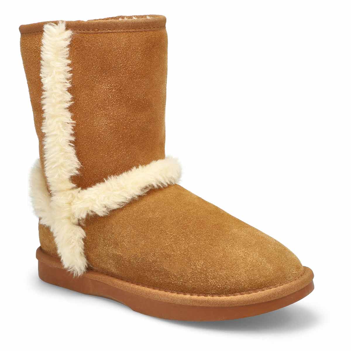 chestnut fur boots