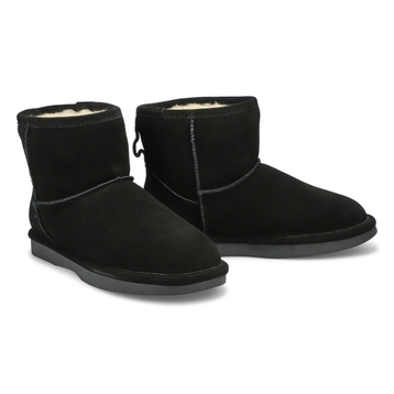 Women's Smocs 5 Low Suede Boot - Black