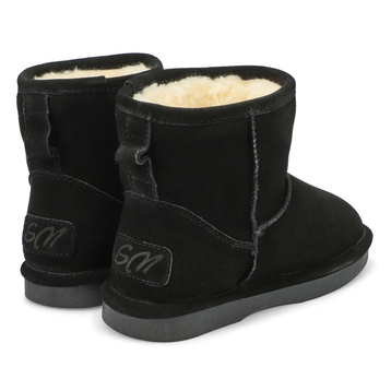 Women's Smocs 5 Low Suede Boot - Black