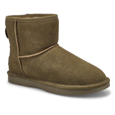 Lds Smocs 5 Low Suede Boot - Birch