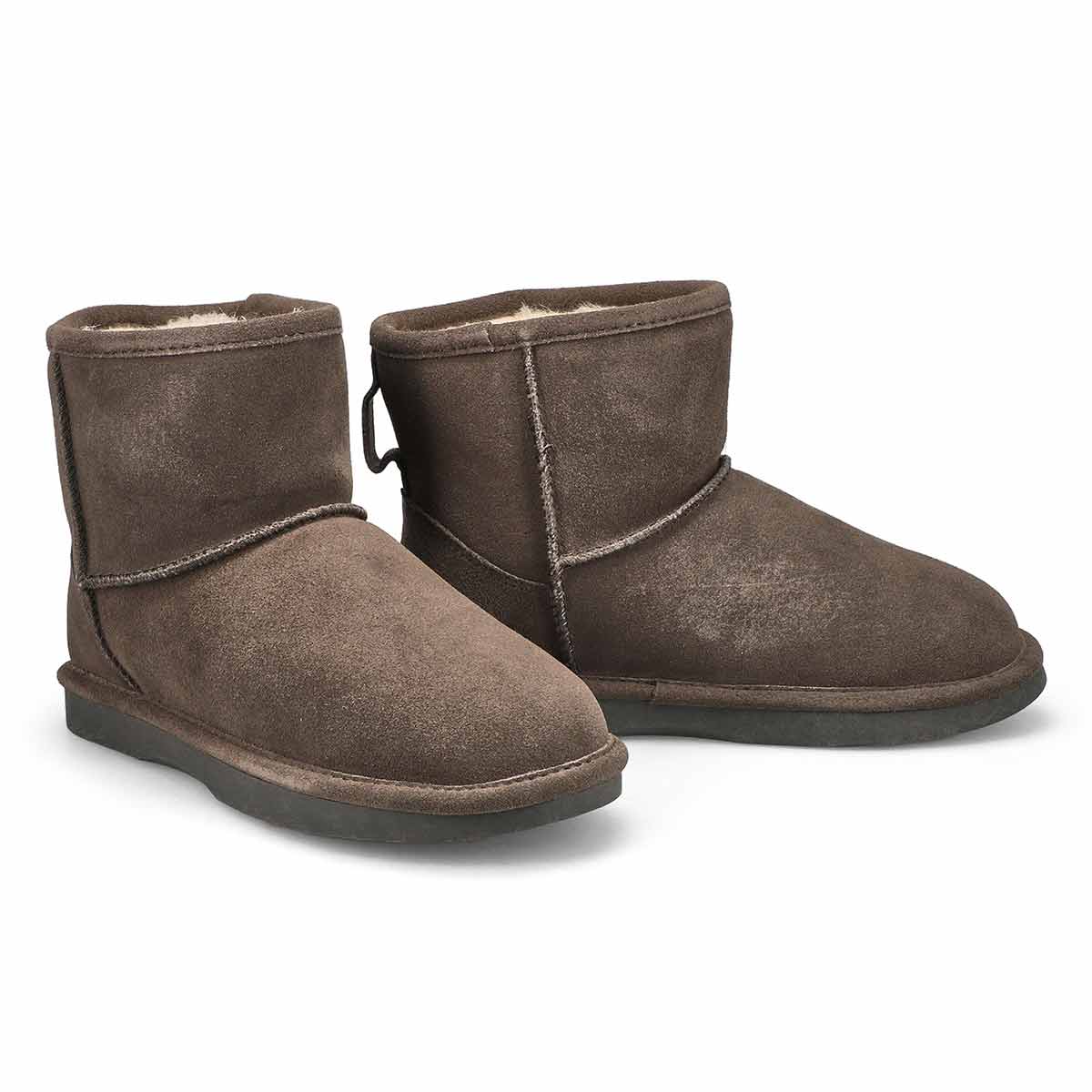 Botte en suède SMOCS 5 LOW, gris, femmes