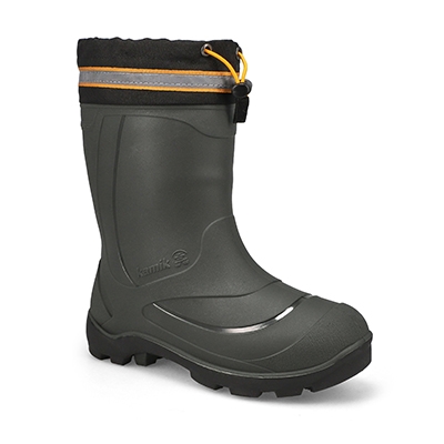 Botte d'hiver imperméable Snobuster 3, noir, garçons