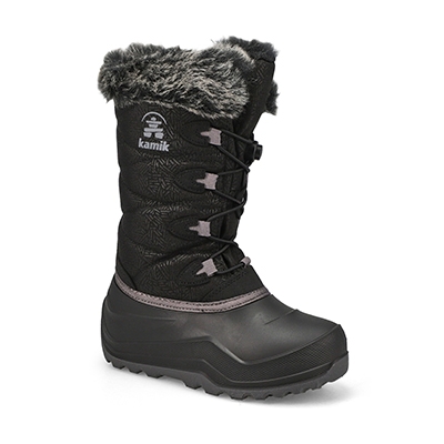 Grls Snowangel Waterproof Winter Boot - Black