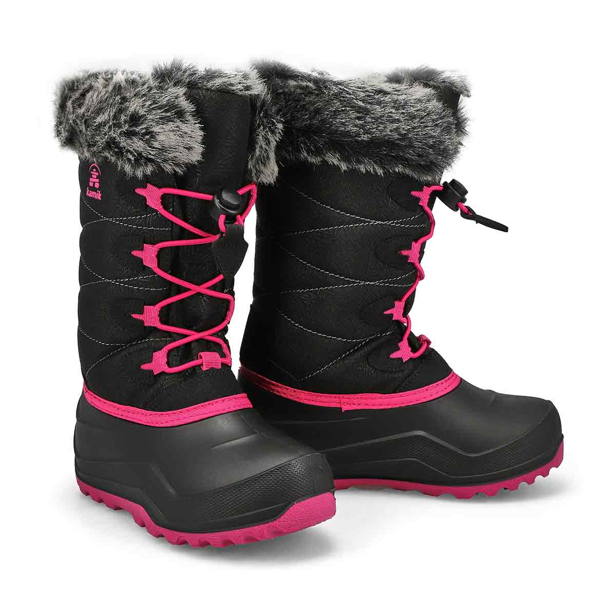 Kamik Girls' Snowangel Winter Boot - Charcoal | SoftMoc.com