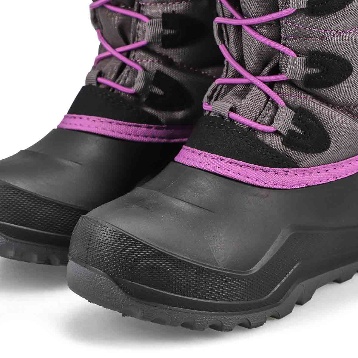 Kamik Girls' Snowangel Winter Boot - Charcoal | SoftMoc.com