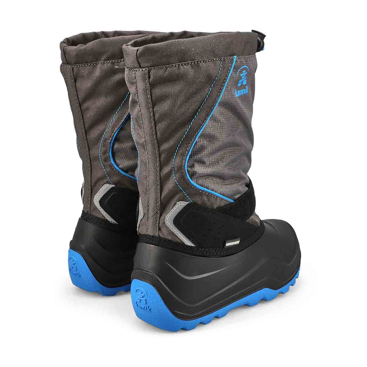 Boys'  Snowfall P 2 Waterproof Winter Boot - Charc