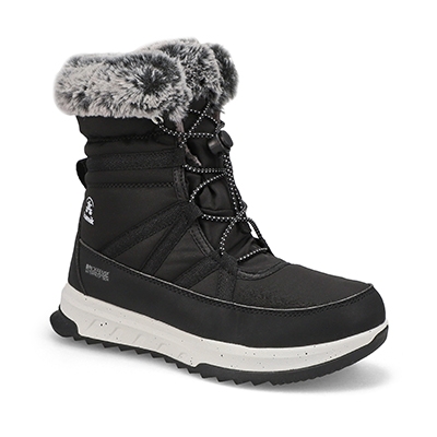 Kds Stormy F Waterproof Winter Boot - Black