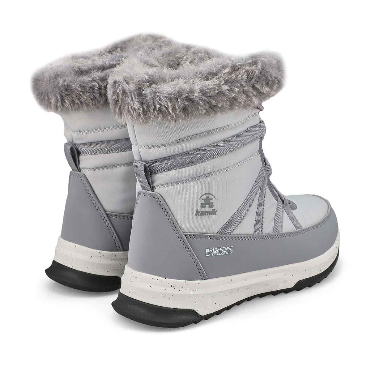 Botte d'hiver imperméable  STORMY F, gris pâle, enfants