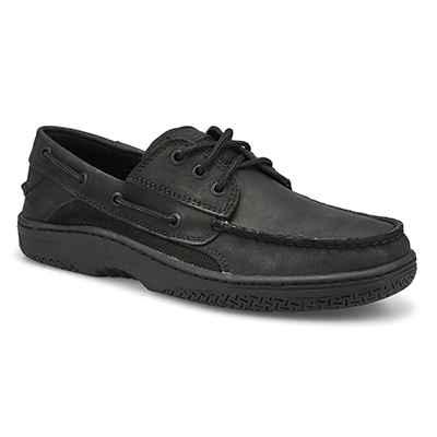 Mns Billfish 3 Eye Boat Shoe - Blackout