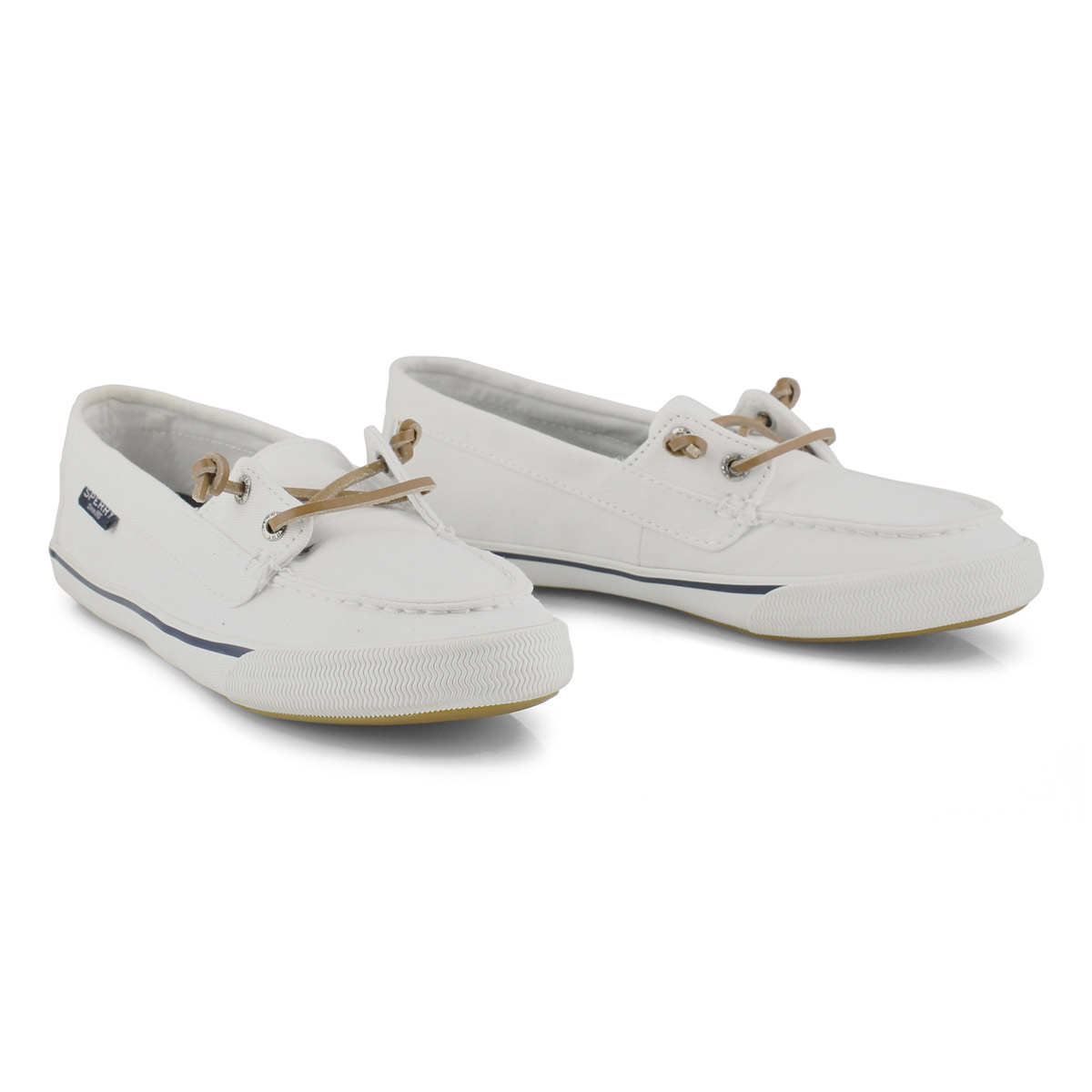 ladies white boat shoes