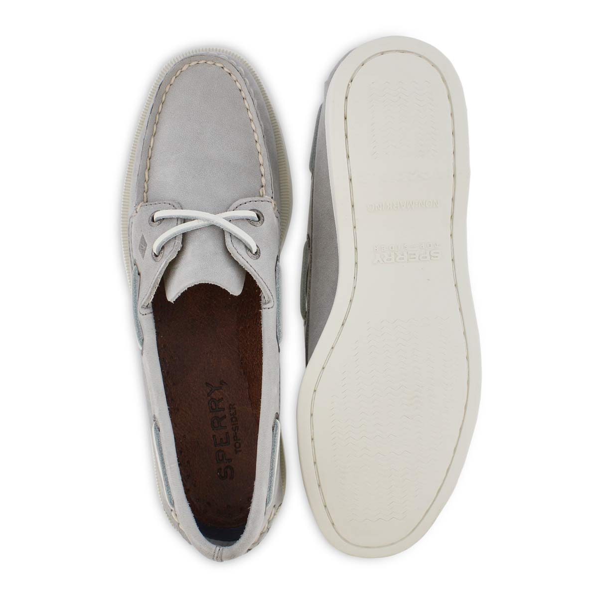 gray sperry boat shoes