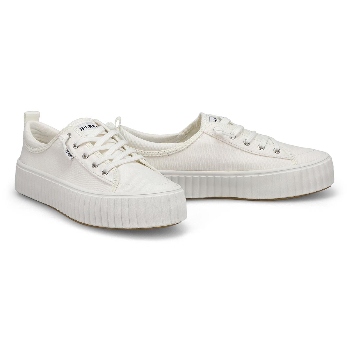 Baskets SEACYCLED PIER WAVE PLATFORM LTT, blanc, femmes