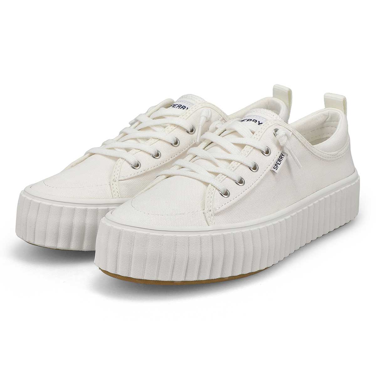 Women's Seacycled Pier Wave Platform LTT Sneaker - White